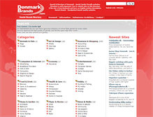 Tablet Screenshot of denmark-brands.com