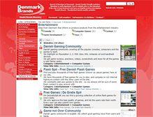 Tablet Screenshot of entertainment.denmark-brands.com