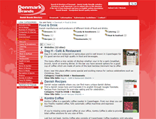 Tablet Screenshot of food-drink.denmark-brands.com